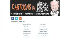 Desktop Screenshot of cartoonsbymarzio.com