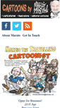 Mobile Screenshot of cartoonsbymarzio.com